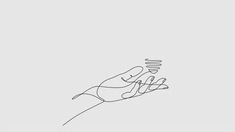 Self drawing animation of one line human... | Stock Video | Pond5
