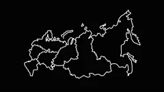 Russia Map Outline