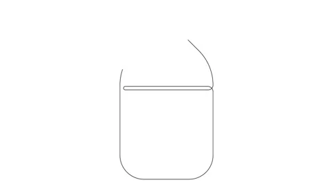 Self drawing animation sketch of jar or bottle. Dietary supplements, medical Vídeos de archivo 153795880