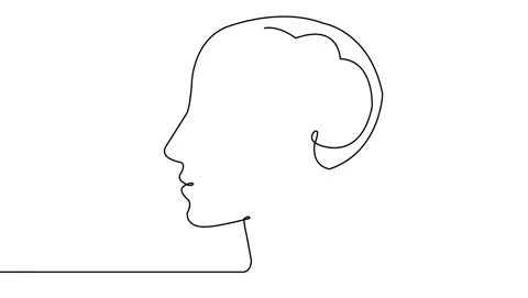 A self-drawing continuous line animation of a hand holding a shovel. Stock Footage 310417006