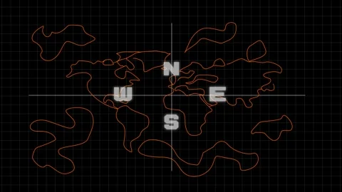Self-Drawing Global Map Animation, Minimalist Line Art, Alpha Transparency Stock Footage 310281606