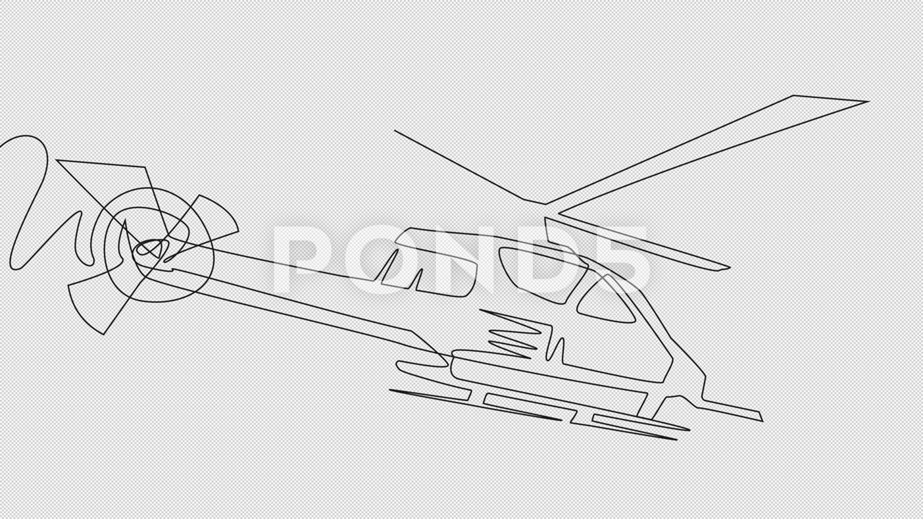 Helicopter. Vector Drawing Stock Clipart | Royalty-Free | FreeImages