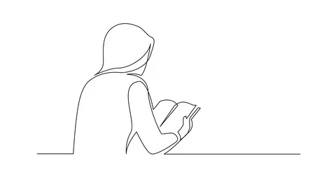 Self Drawing Line Animation of continuou... | Stock Video | Pond5