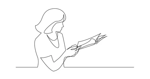 Self Drawing Line Animation of continuou... | Stock Video | Pond5