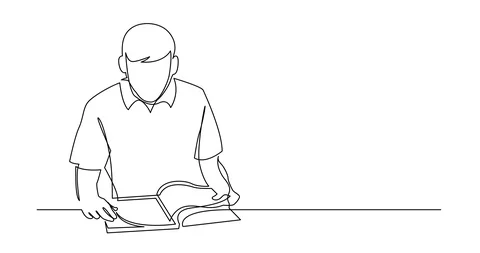 Self Drawing Line Animation of continuou... | Stock Video | Pond5