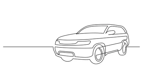 Suv Drawing Stock Video Footage | Royalty Free Suv Drawing Videos | Pond5