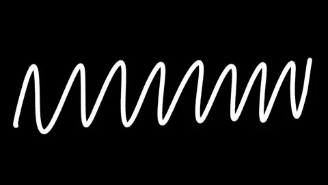 Self Drawing Marker Scribbles Hand-Drawn Highlight Elements in Loop Anim Stock Footage 306367991