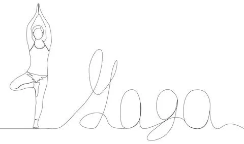 Self-drawing a simple animation of one continuous exercise of drawing one lin 스톡 일러스트