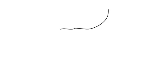 Self drawing simple animation of single continuous one line drawing of Cow Stock Footage 128423321