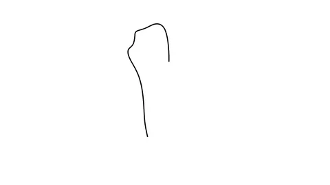 Self drawing simple animation of single continuous one line drawing of Cow Video stock 128423419