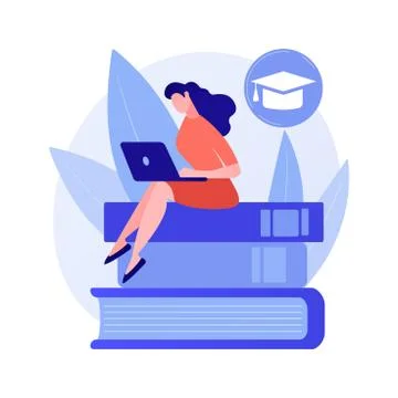 Self education vector concept metaphor 스톡 일러스트