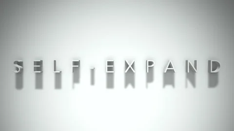 self expand 3D title animation with shad... | Stock Video | Pond5