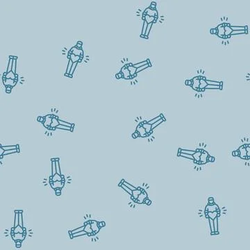 Self expression emo line seamless pattern Illustrazione stock