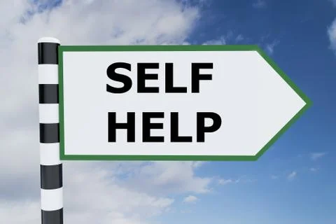 Self Help concept Stock Illustration
