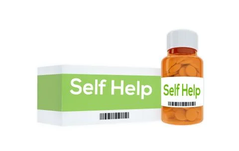 Self Help - personality concept Stock Illustration