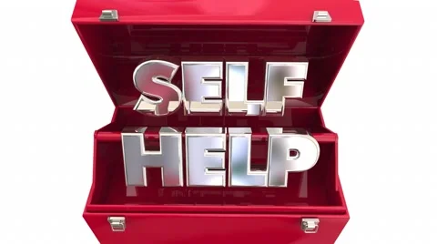 Self Help Tools Resources Words Toolbox Animation Stock Footage 60639232