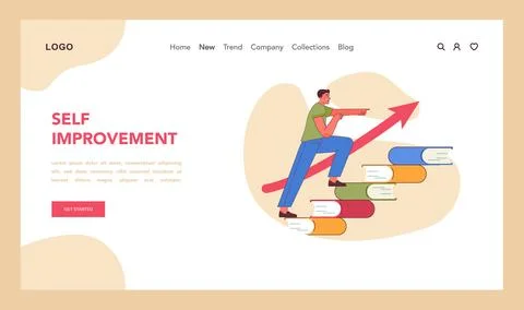 Self-improvement in neuro-linguistic programming. Flat vector illustration イラスト素材