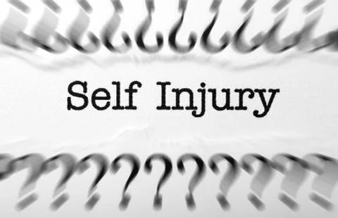 Self injury 스톡 일러스트