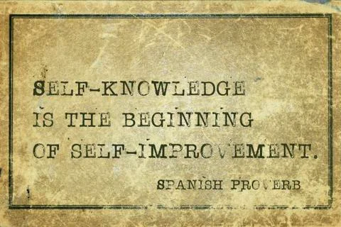 Self knowledge SP 스톡 일러스트