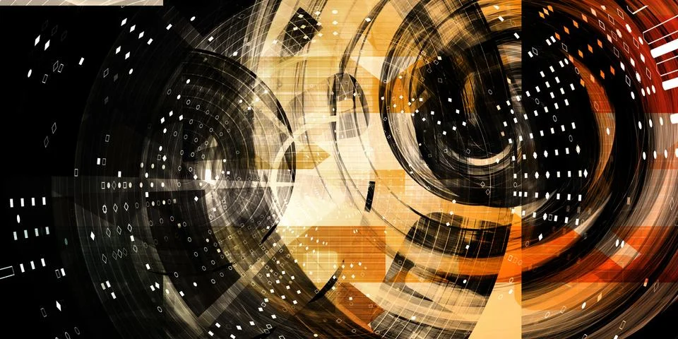 Self Learning Technology Stock Illustration