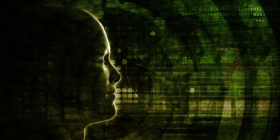 Self Learning Technology Stock Illustration