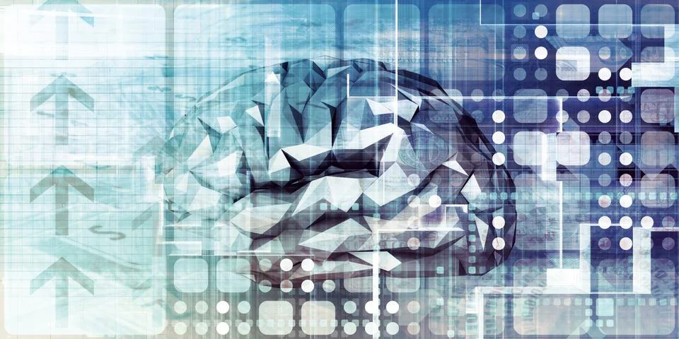 Self Learning Technology イラスト素材