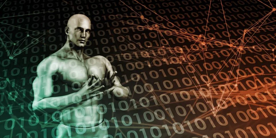 Self Learning Technology Stock Illustration