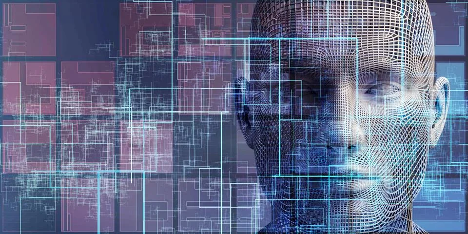 Self Learning Technology Stock Illustration