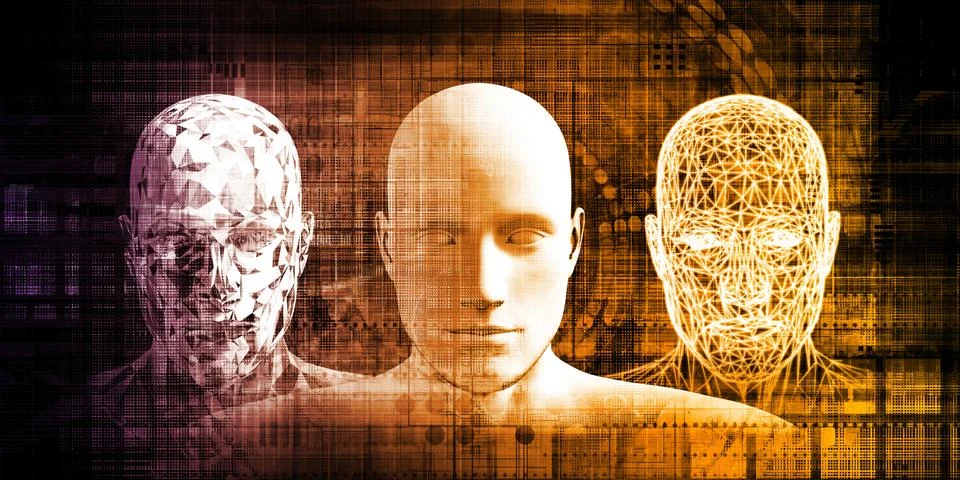 Self Learning Technology 스톡 일러스트