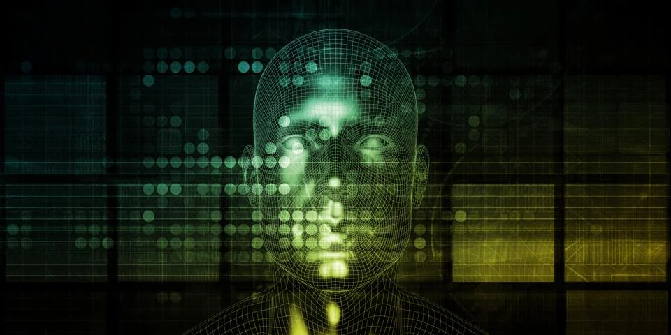 Self Learning Technology Stock Illustration