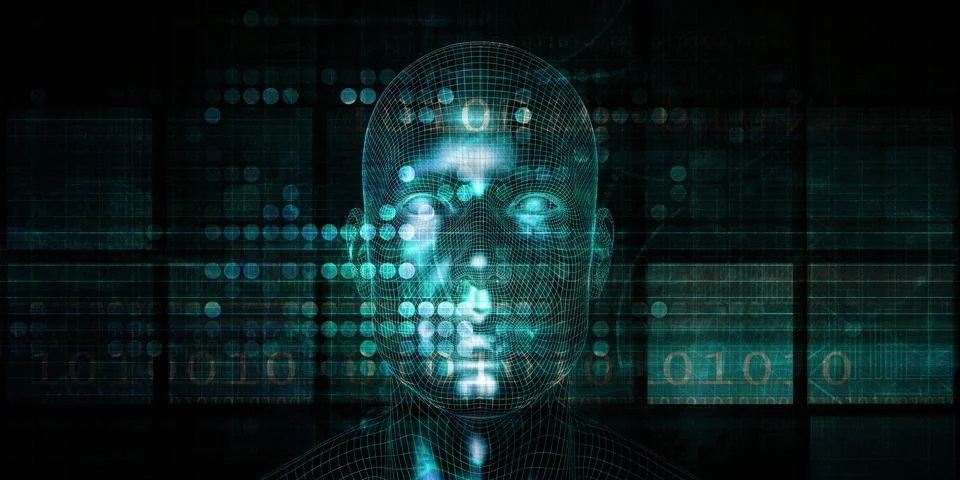 Self Learning Technology Stock Illustration