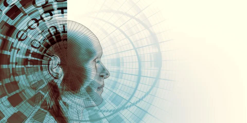 Self Learning Technology Stockillustratie