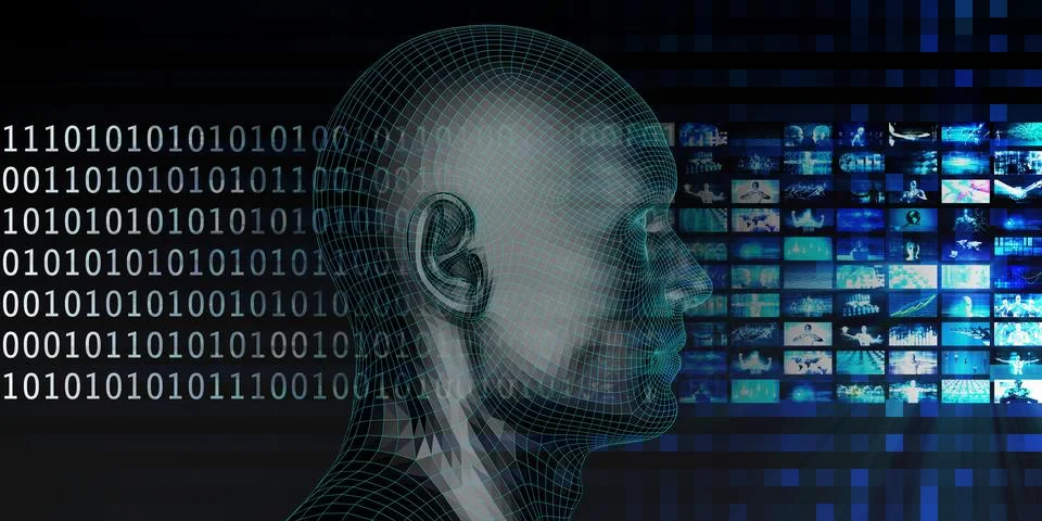 Self Learning Technology 스톡 일러스트