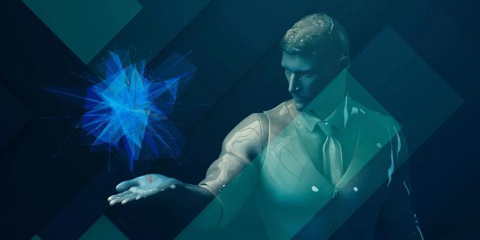 Self Learning Technology Stock Illustration