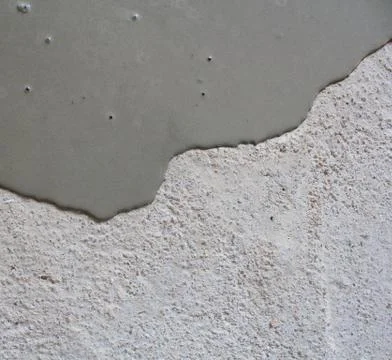 Self leveling compound spreading Foto stock