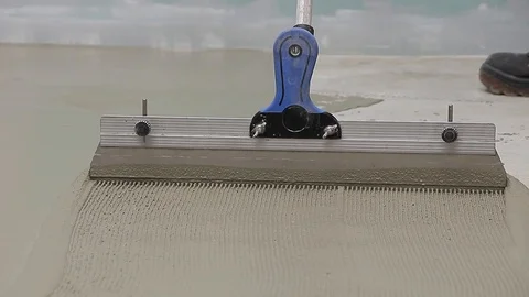 Self leveling mortar Stock Footage 111939116