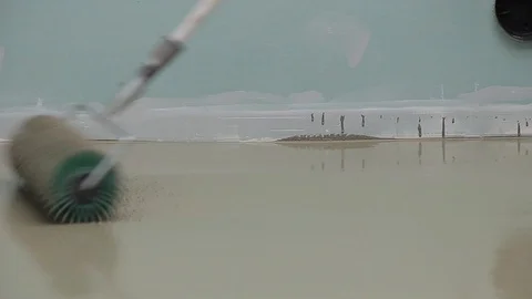 Self leveling screed Stock Footage 111939166