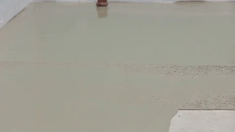 Self leveling screed Stock Footage 111939216