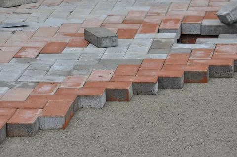 Self locking floor blocks Stock Photos