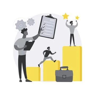 Self management abstract concept vector illustration. Stock Illustration