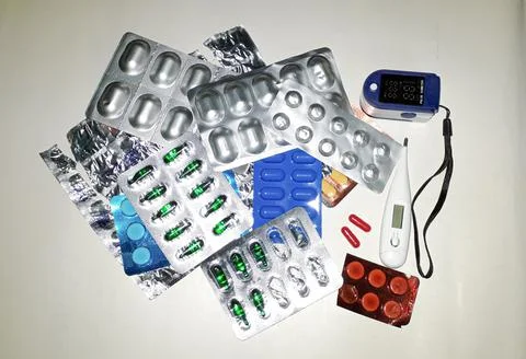 Self Medication Stock Photos