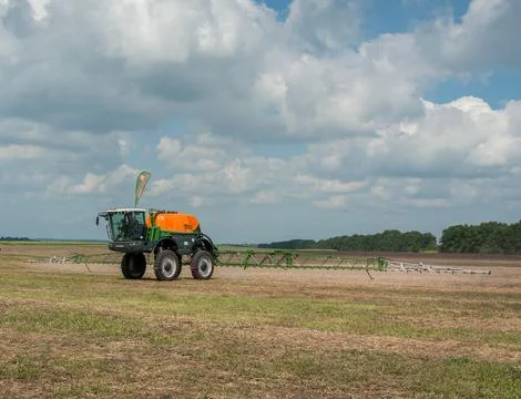 Self-propelled sprayer designed for high-performance application Stock Photos