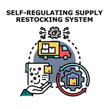 Self regulating supply chain restocking automation system 库存插图
