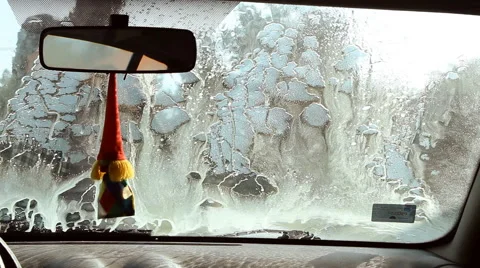 Self service car wash Stock Footage 43550341