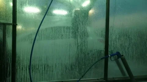Self-service car wash Stock Footage 148736083