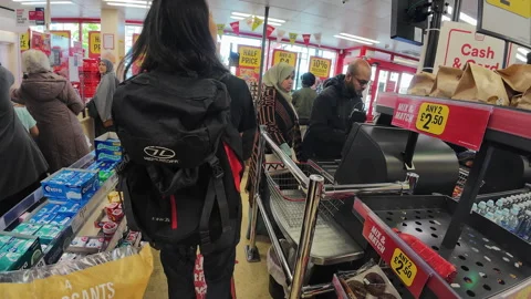 Self service checkout. Stock Footage 274536811
