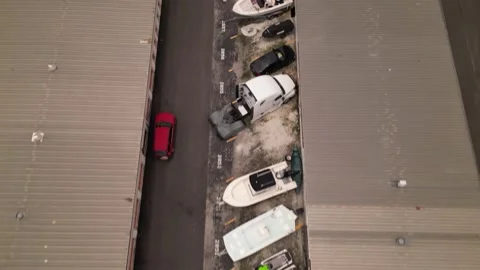 Self service, climate controlled, storage units Stock Footage 248118997