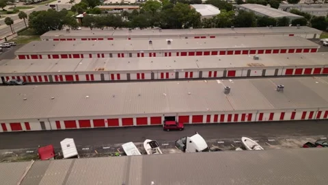 Self service, climate controlled, storage units Stock Footage 248118998