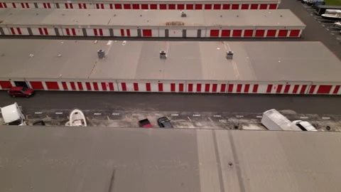 Self service, climate controlled, storage units Stock Footage 248118999