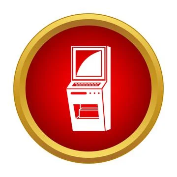 Self service information kiosk vector icon design Stock Illustration